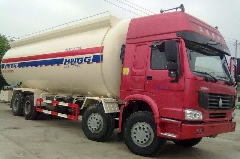 重汽前四后八下灰车